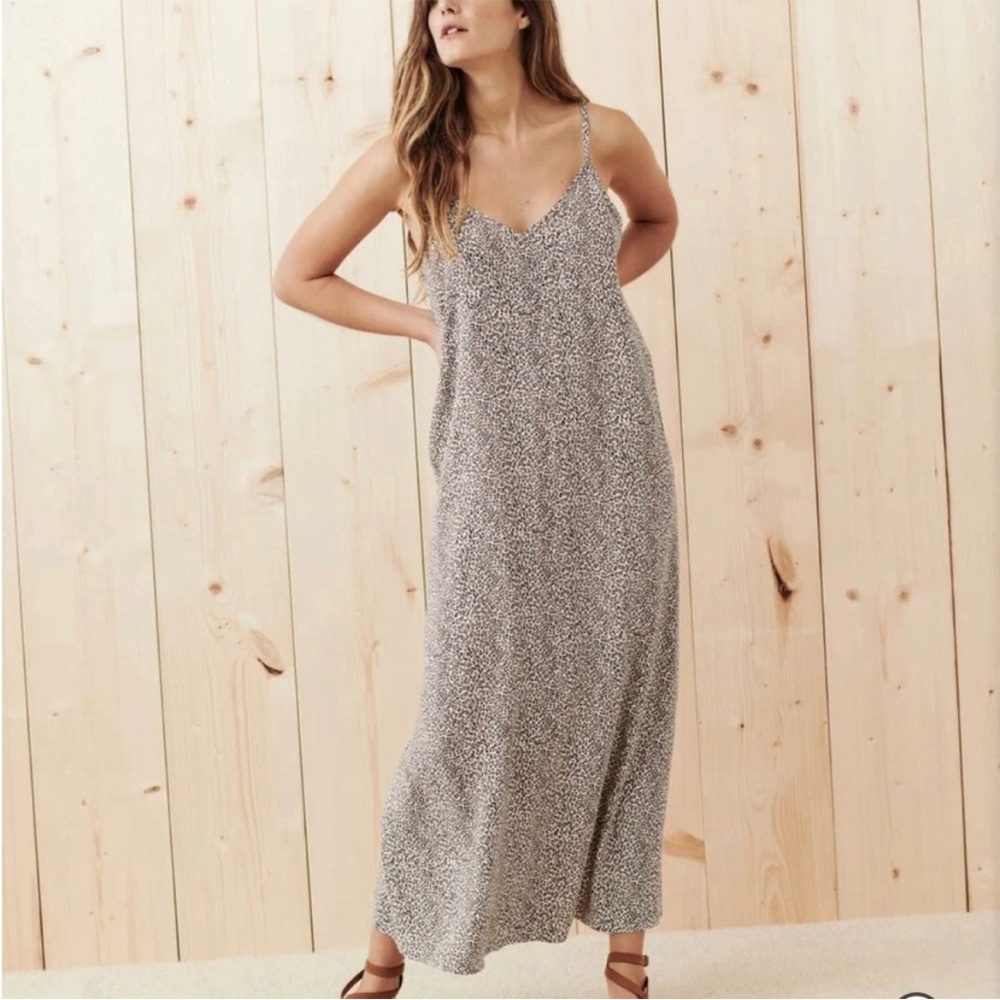 Jenni Kayne Leopard slip dress in large